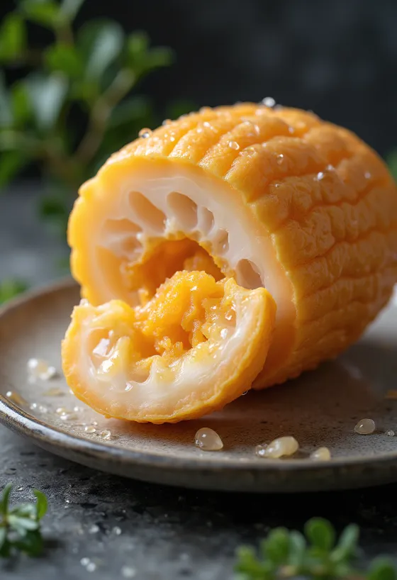 Tubérculos de mashua frescos mostrando sus colores vibrantes