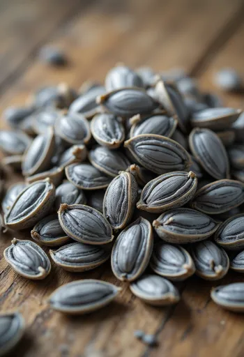 Pipas de girasol peladas y con cáscara en cuencos