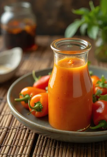 Salsa de habanero servida junto a tacos