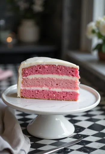 Tarta Ombré con capas degradadas de color