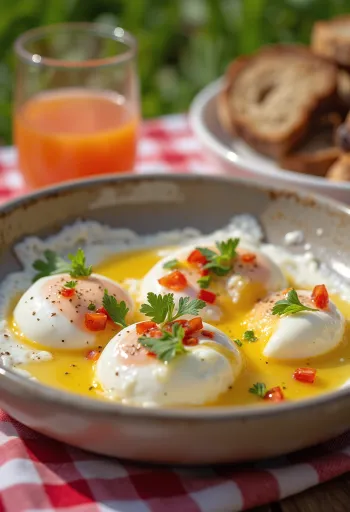 Çılbır clásico con yogur al ajo y menta fresca