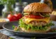 Hamburguesa de Pavo servida