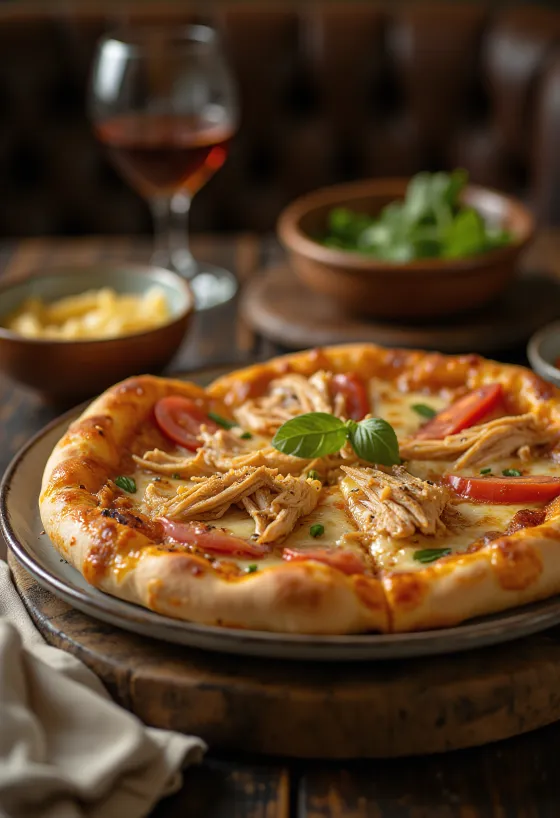 Pizza Nigérienne servida