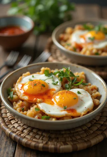 Çılbır clásico con yogur al ajo y aceite de pimentón
