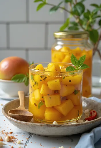 Achar indio en tarro