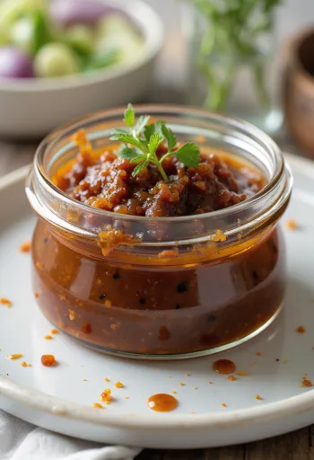 Salsa Jerk servida con pollo a la parrilla y verduras