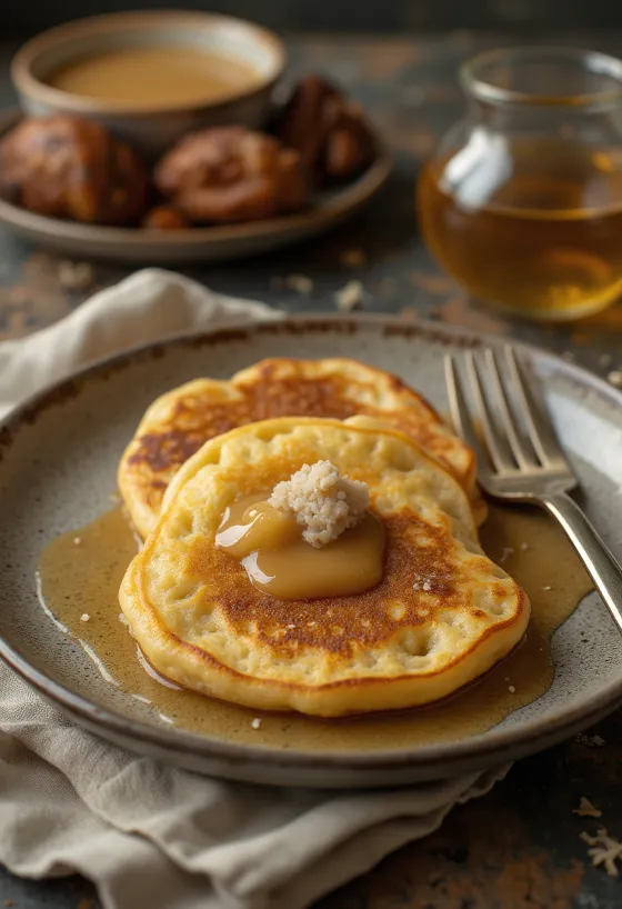 Pfannkuchen servido