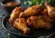Alitas de pollo asadas crujientes