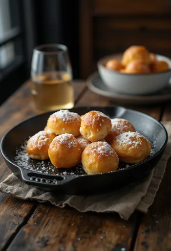 Æbleskiver buñuelos daneses esféricos