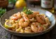 Gnocchi con frutos del mar servidos