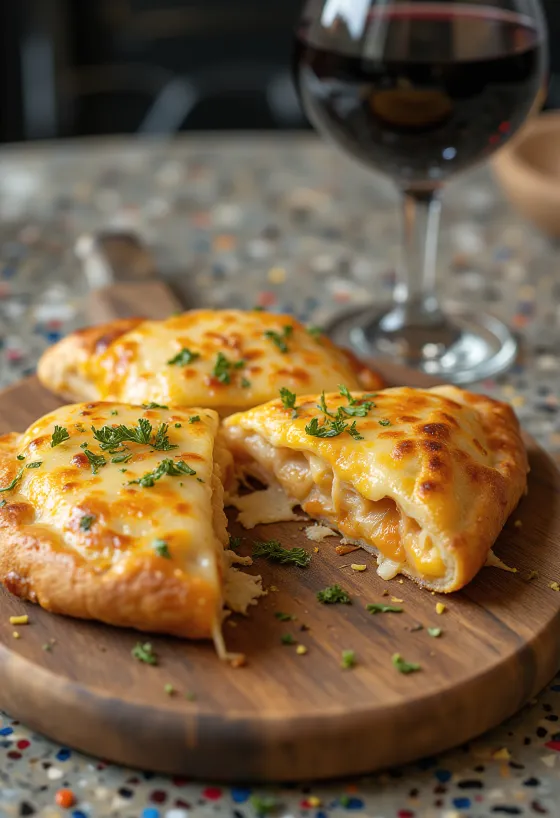 Calzone a los 7 quesos