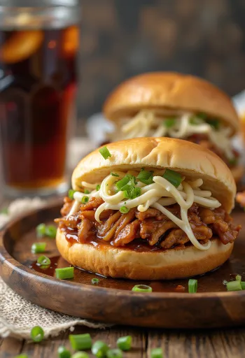 Bao de Pulled Pork con carne desmigada y coleslaw
