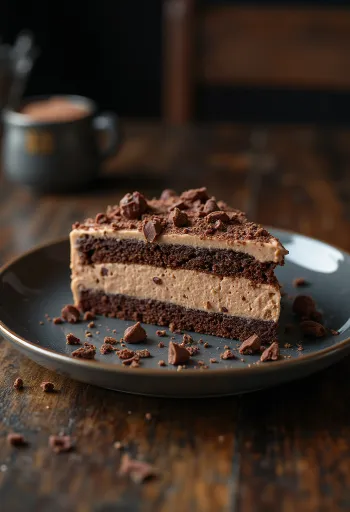 Tarta de chocolate y mascarpone con crema rica