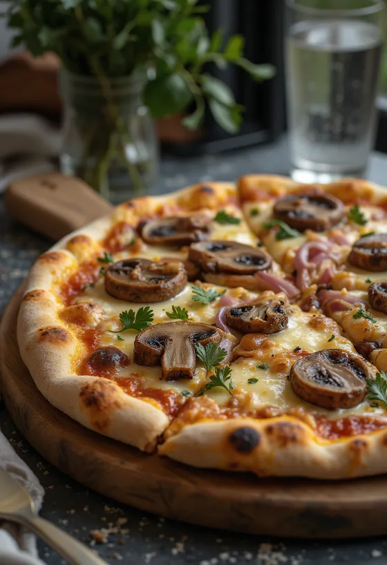 Pizza de caza siberiana