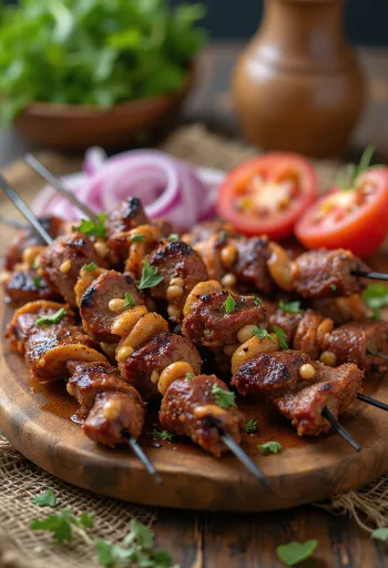Suya servido