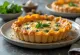 Quiche de boniato sin gluten cortada