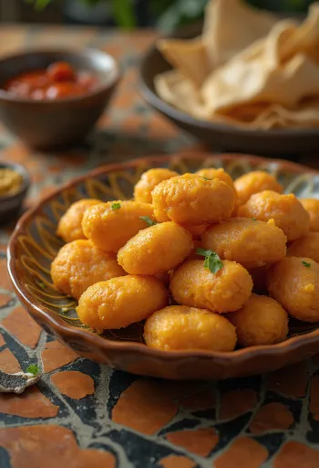 Acarajé tradicional, plato brasileño crujiente