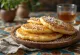 Crepes de coco servidos