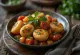 Caponata sin gluten con berenjena, tomate y aceitunas