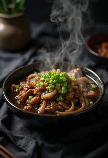 Bulgogi de Ternera a la Soja servido al estilo coreano