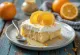 Tres leches a la naranja recién servido