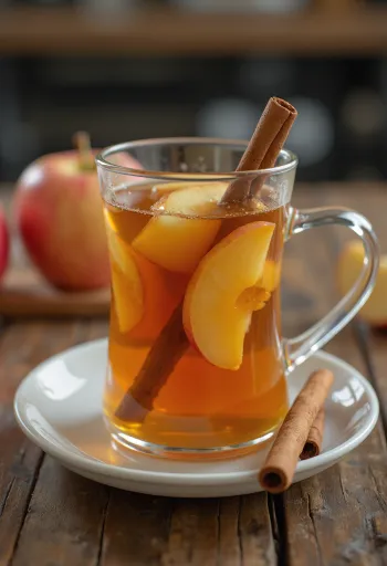 Té de manzana y caramelo con canela