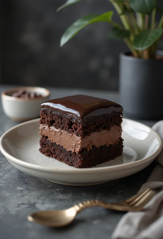 Tarta Rigó Jancsi servida