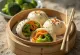 Bao bun de brócoli emplatado