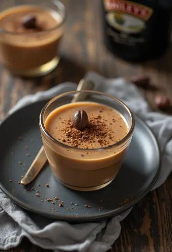 Bailey's casero servido en botella