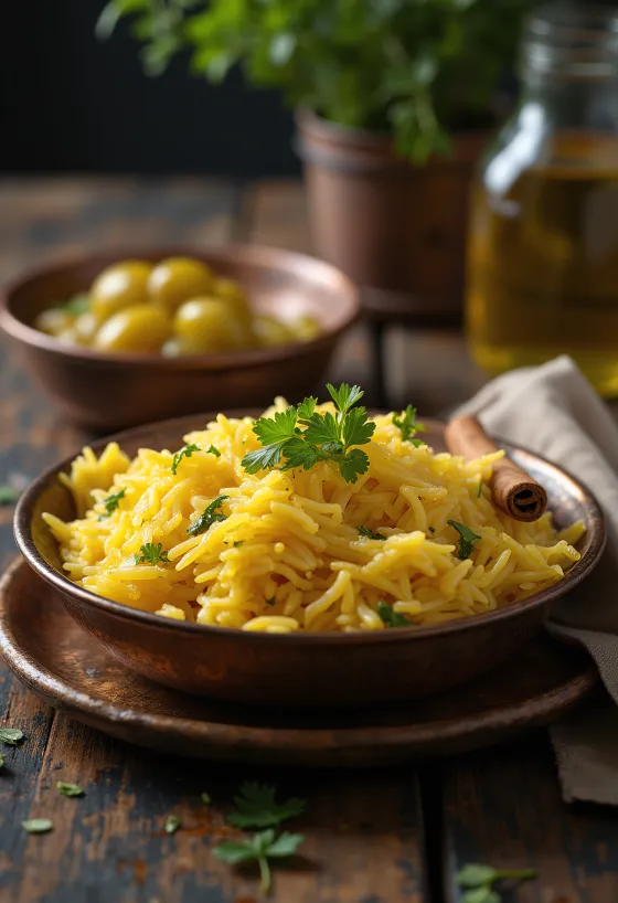 Arroz Ghee servido