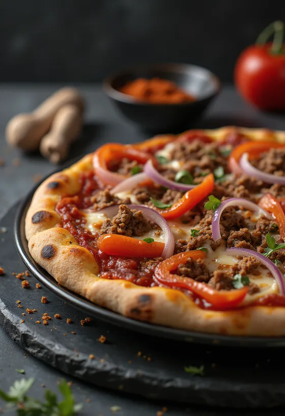 Pizza Argelina servida