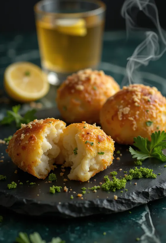 Coxinha con patata, plato brasileño relleno de queso con patata crujiente