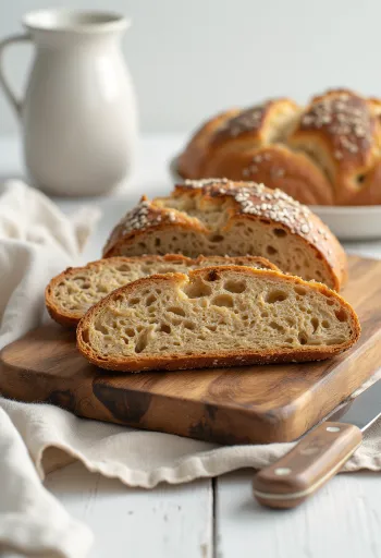 Pan Ezequiel recién horneado