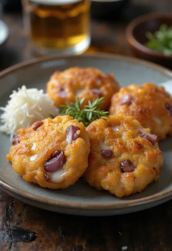 Satsuma-age de pulpo servido como bocados dorados y crujientes