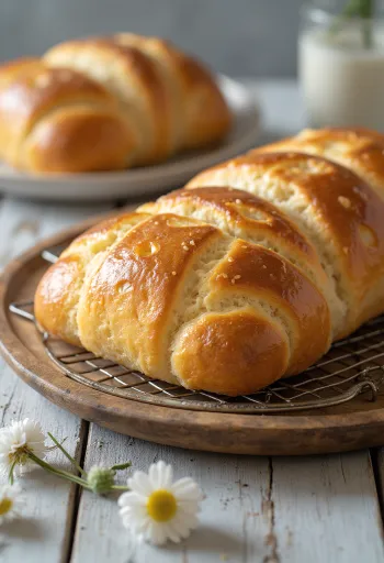 Pan de Viena recién horneado